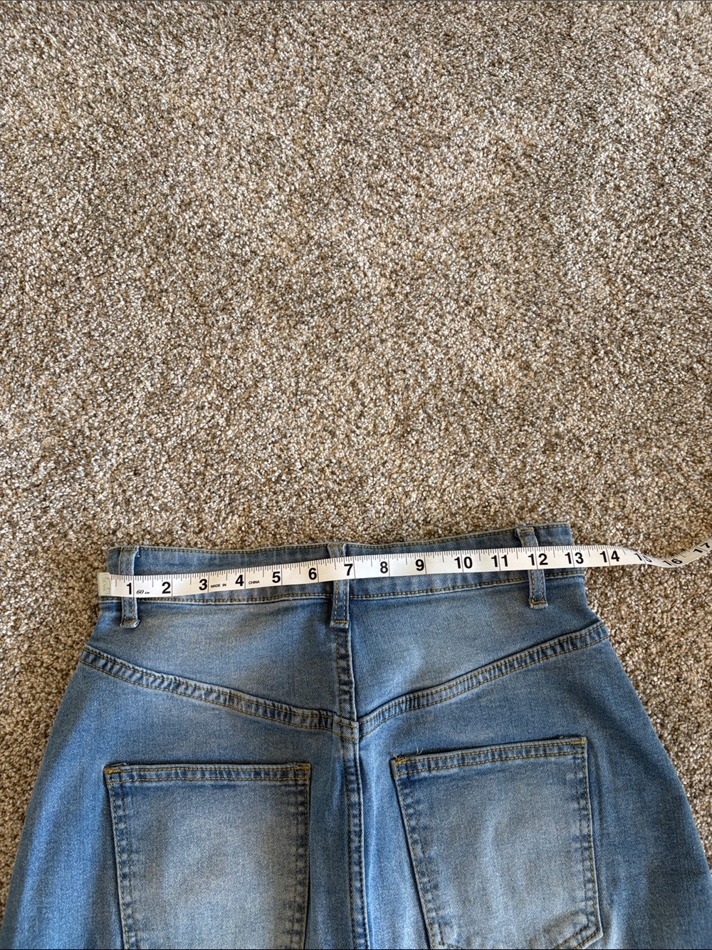 Classic Button-Front Blue Denim Maxi Skirt size small - Picture 7 of 7